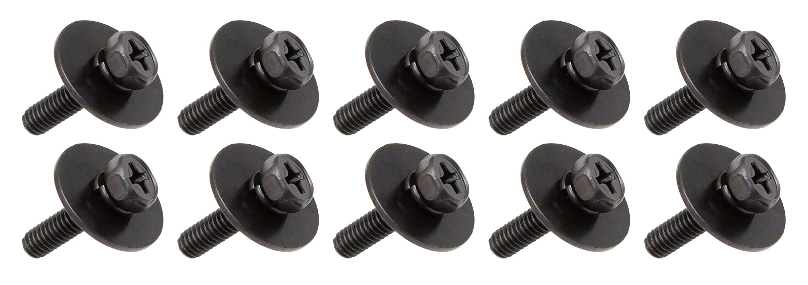 SPAREDRUM WSC4-14BK - M4 14MM - MOUNTING SCREW FOR WOODEN SHELL - BLACK (X10)