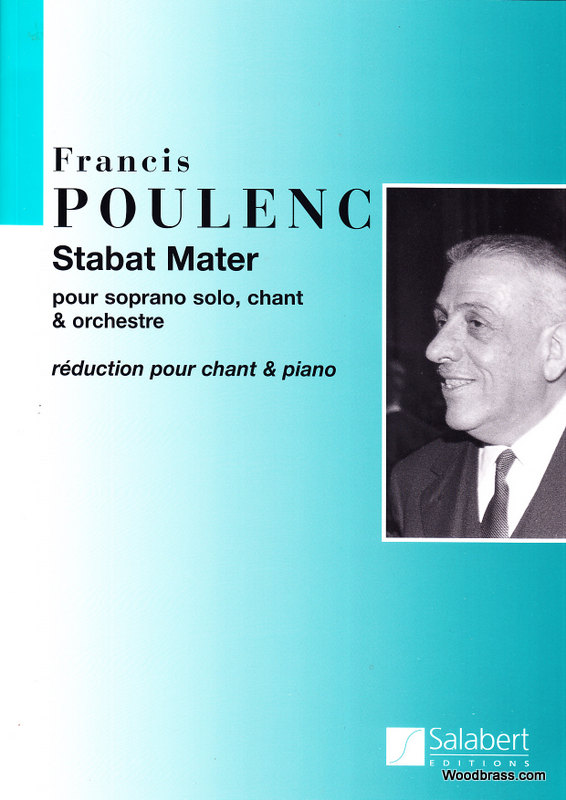 SALABERT POULENC F. - STABAT MATER - CHANT ET PIANO