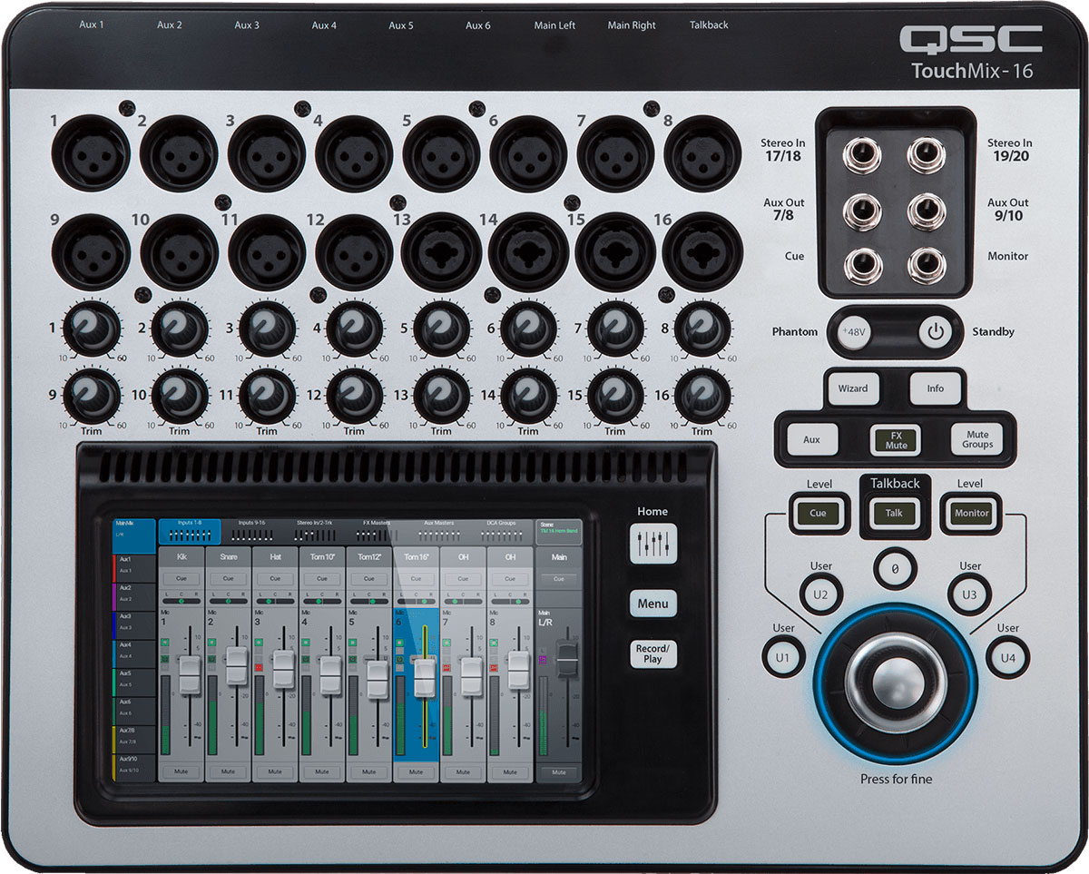 QSC PRO AUDIO TOUCHMIX-16