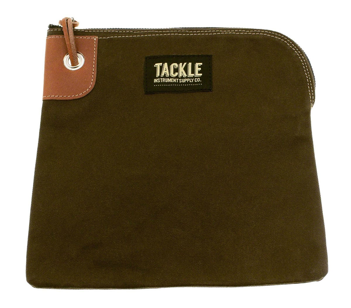 TACKLE INSTRUMENTS ACCESSORIES BAG - FOREST GREEN
