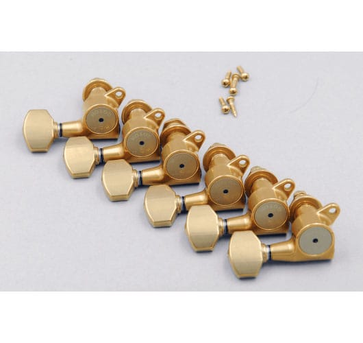 GOTOH TUNING MACHINES GUIDE 6 ONLINE X-GOLD LOCKING, STRAIGHT