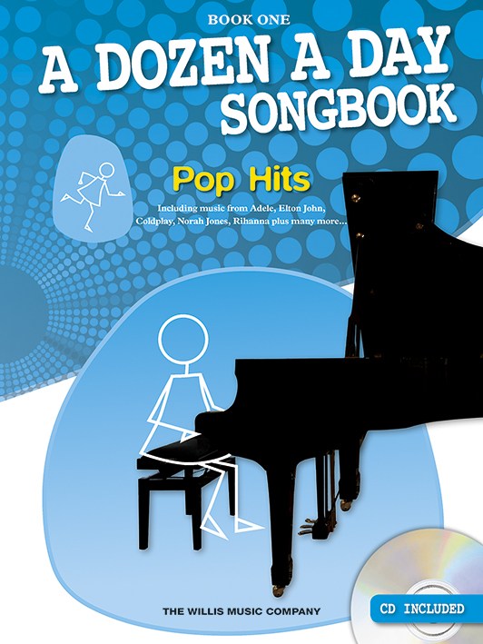 THE WILLIS MUSIC COMPANY A DOZEN A DAY SONGBOOK POPS - PIANO BOOK 1 - PIANO SOLO