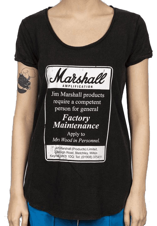 MARSHALL MARSHALL PERSONNEL T-SHIRT WOMEN M