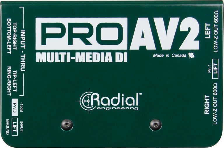 RADIAL PRO AV2 DI - ESTREO MULTIMDIA PASSIVO