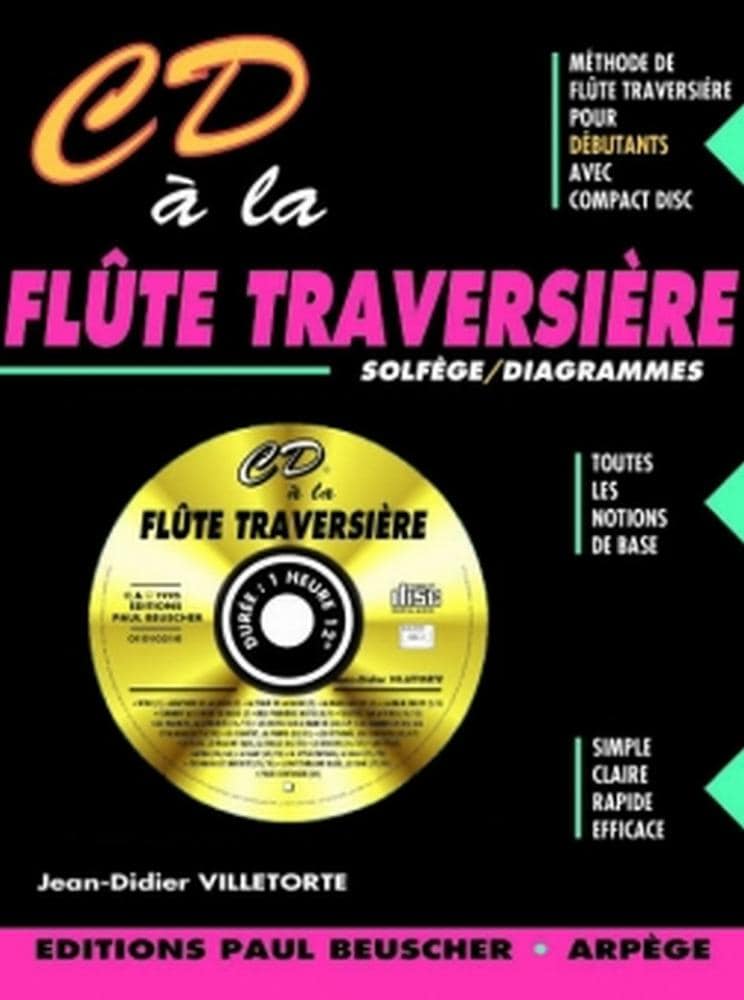 PAUL BEUSCHER PUBLICATIONS VILLETORTE JEAN-DIDIER - CD À LA FLÛTE TRAVERSIÈRE + CD