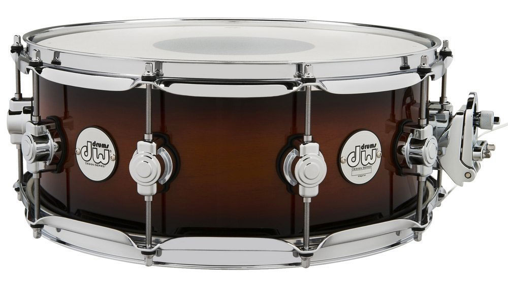 DW DRUM WORKSHOP SNARE DRUM DESIGN SERIES TOBACCO BURST DDLG5514SSTB