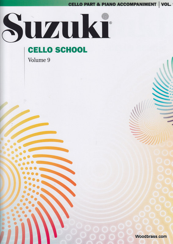 ALFRED PUBLISHING SUZUKI CELLO SCHOOL VOL. 9 - (AVEC ACCOMPAGNEMENT DE PIANO)