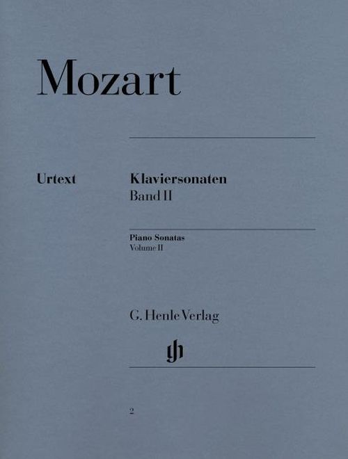 HENLE VERLAG MOZART W.A. - PIANO SONATAS, VOLUME II
