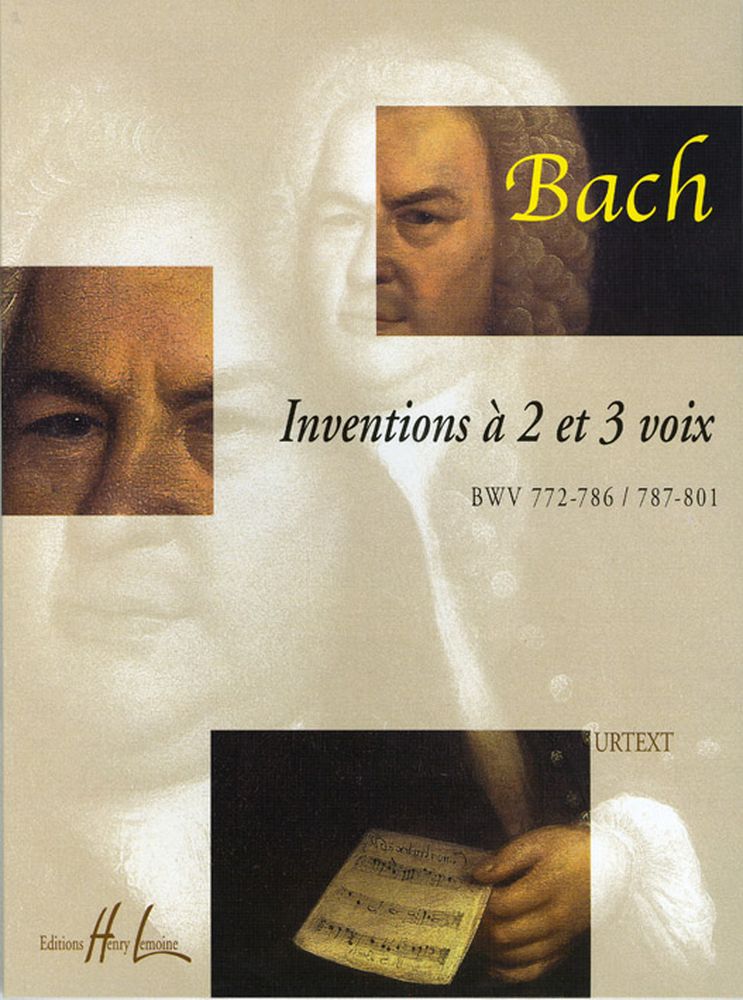 LEMOINE BACH J.S. - INVENTIONS 2 ET 3 VOIX - PIANO