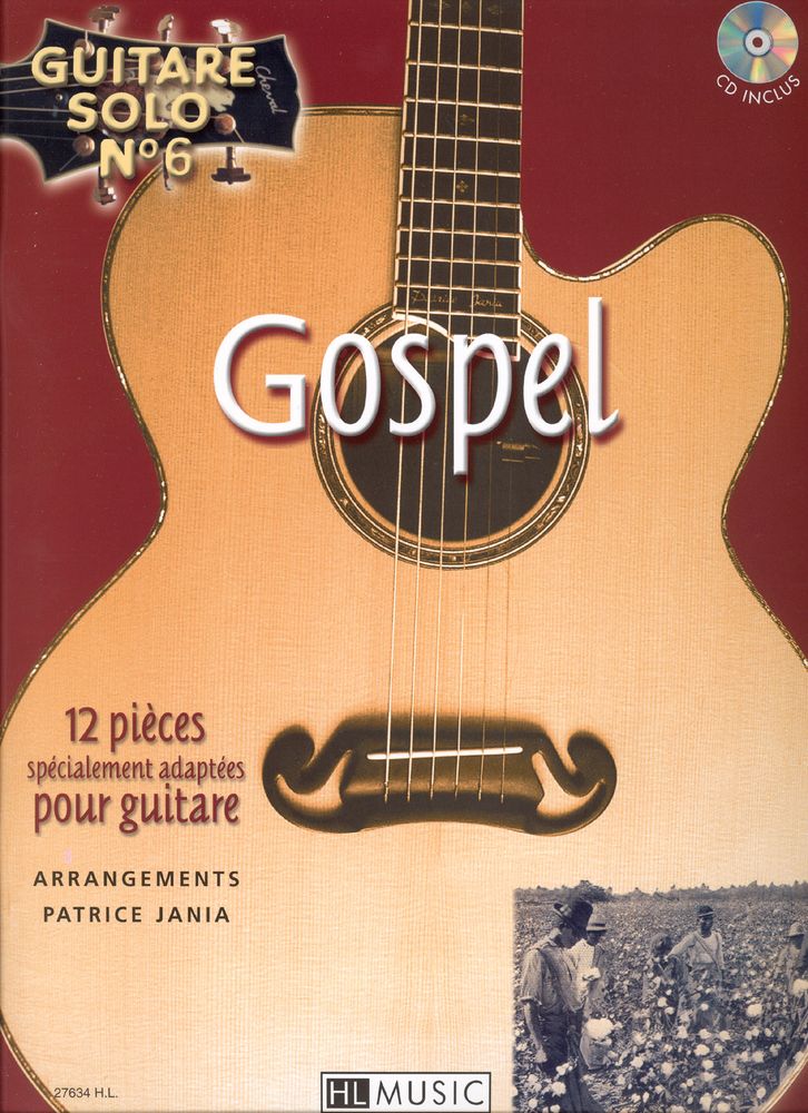 LEMOINE JANIA PATRICE - GUITARE SOLO N°6 : GOSPEL + CD - GUITARE