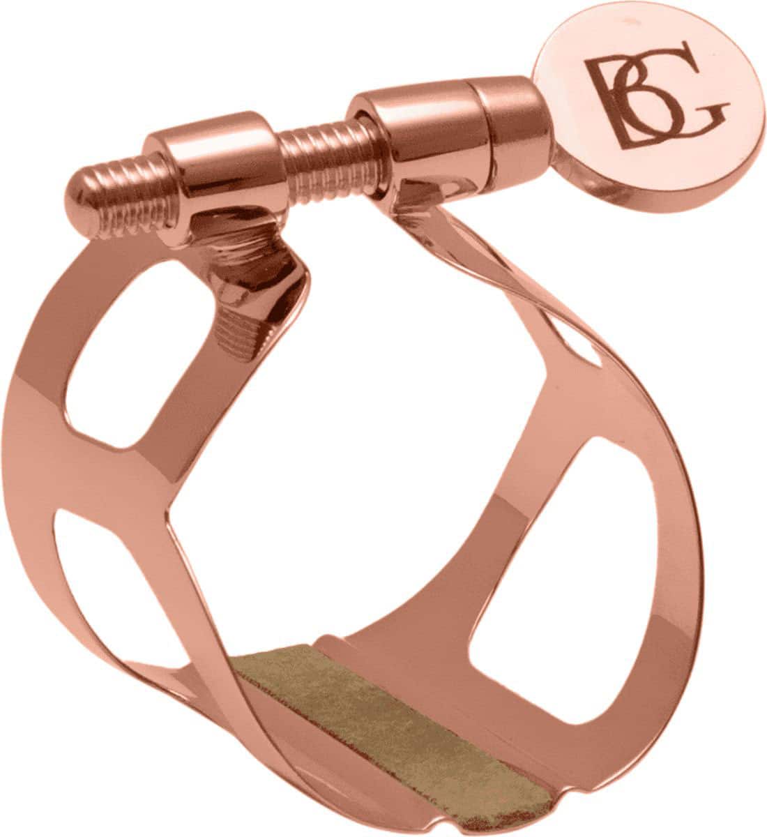 BG FRANCE ROSE GOLD PLATED TRADITION LIGATURE - BASS CLARINET