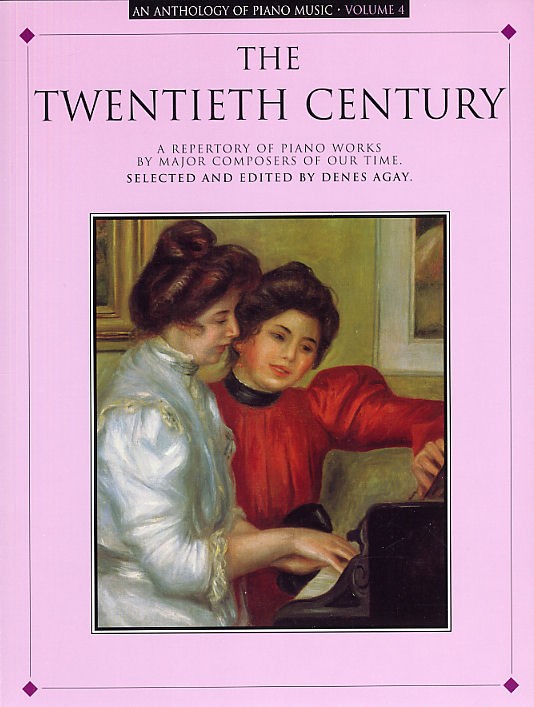 MUSIC SALES ANTHOLOGY OF PIANO MUSIC VOLUME 4 THE TWENTIETH CENTURY - PIANO SOLO