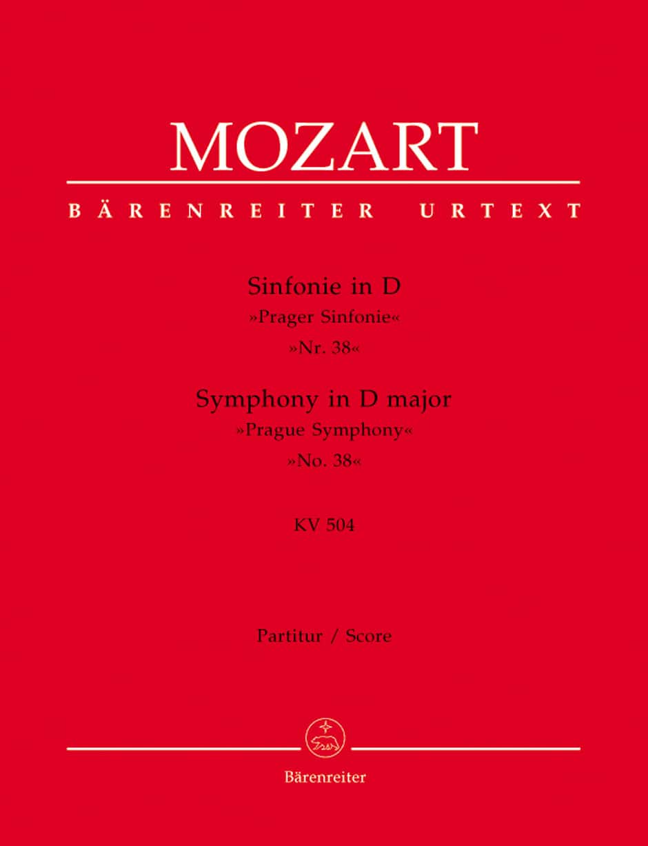 BARENREITER MOZART W.A. - SYMPHONY N°38 D MAJOR KV 504 