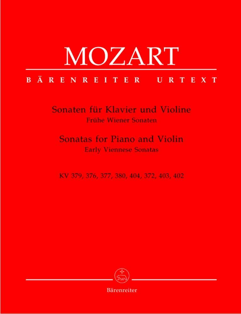 BARENREITER MOZART W.A. - EARLY VIENNESE SONATAS - VIOLIN, PIANO