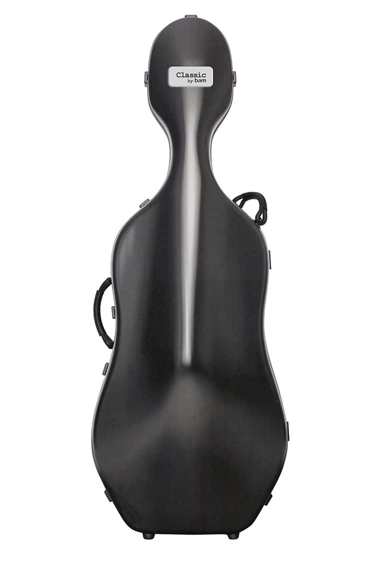 BAM CLASSIC CELLO CASE WITH WHEELS - BLACK