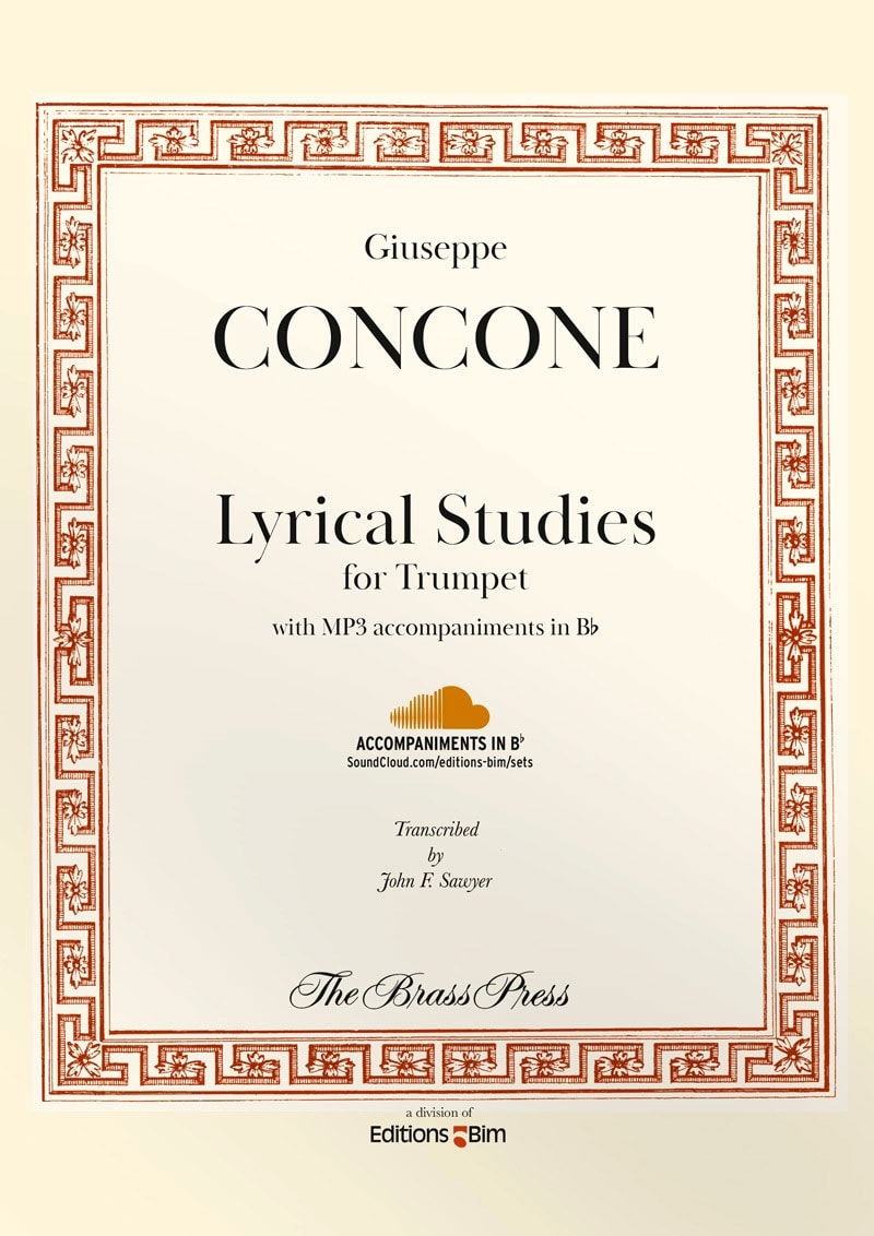 BIM CONCONE G. - LYRICAL STUDIES