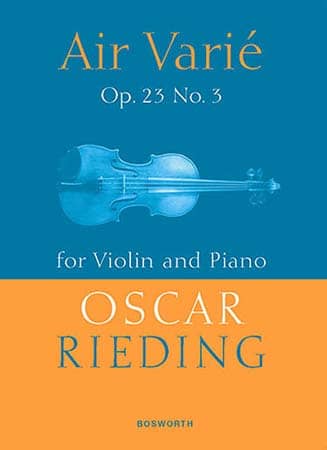 BOSWORTH RIEDING O. - AIR VARIE OP.23 N°3 - VIOLON, PIANO