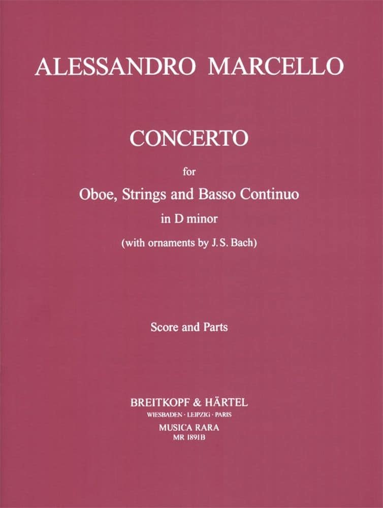 MUSICA RARA MARCELLO A. - CONCERTO IN D-MOLL