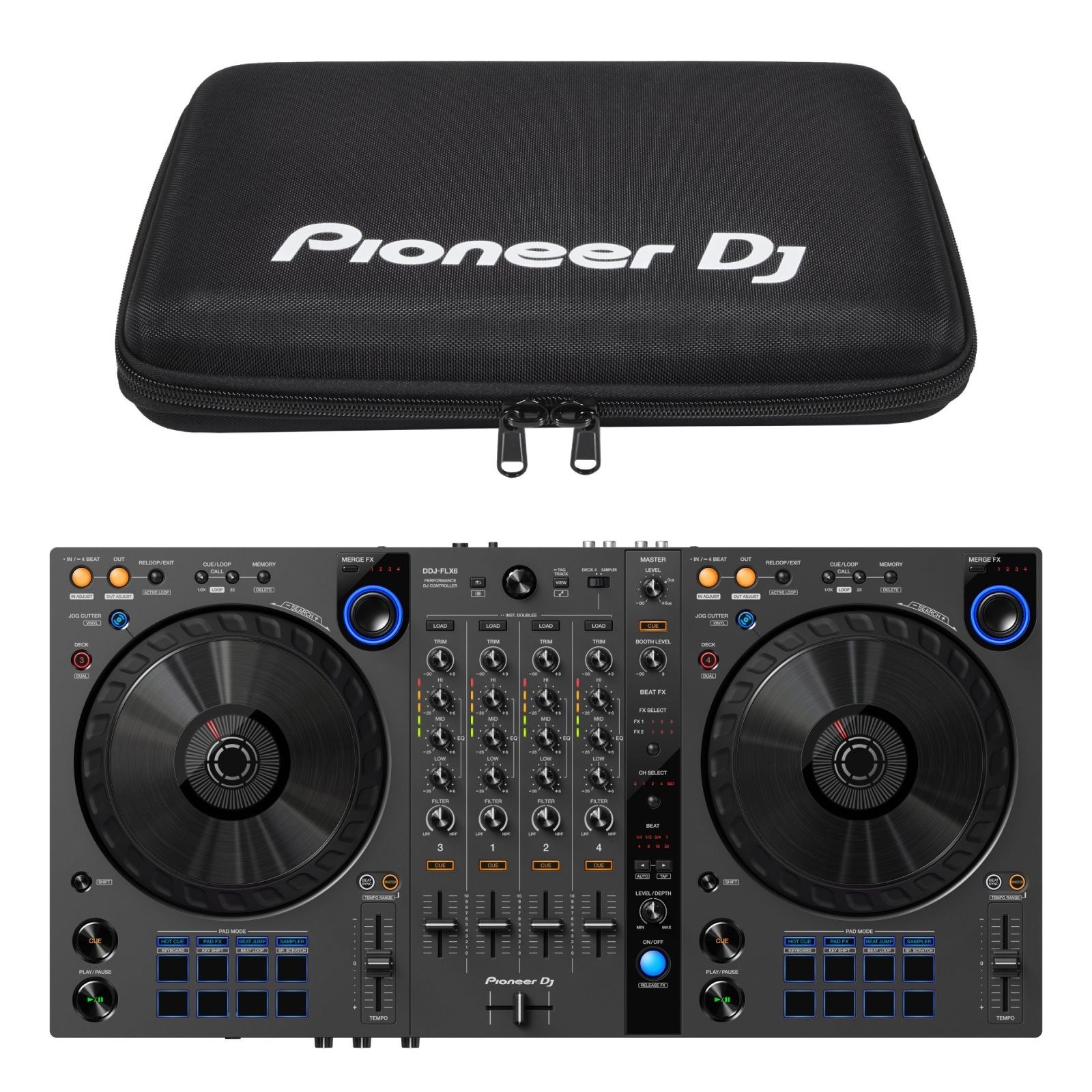 PIONEER DJ PACK DDJ-FLX6-GT + HARDCASE