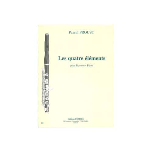 COMBRE PROUST PASCAL - LES QUATRE ELEMENTS - PICCOLO ET PIANO