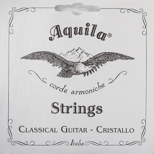 AQUILA CRISTALLO CLASSICAL GUITAR SET, STRONG PULL
