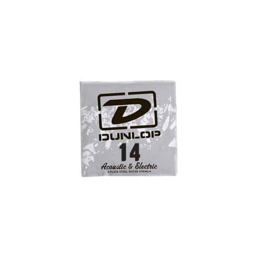 JIM DUNLOP ELECTRIC STRINGS NICKEL PLATED STEEL UNIT SOLID STEEL 014