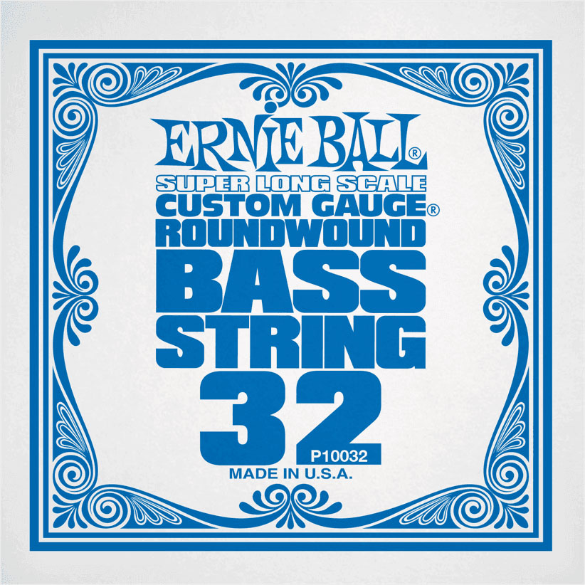 ERNIE BALL .032 SUPER LONG SCALE NICKEL WOUND ELECTRIC BASS STRING SINGLE