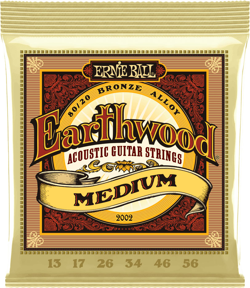 ERNIE BALL 2002 EARTHWOOD MEDIUM 13-56