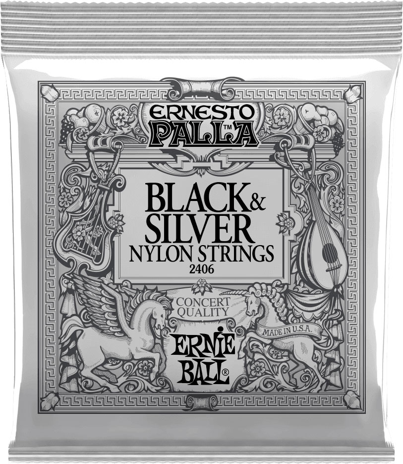 ERNIE BALL ERNESTO PALLA CLEAR SILVER 2406