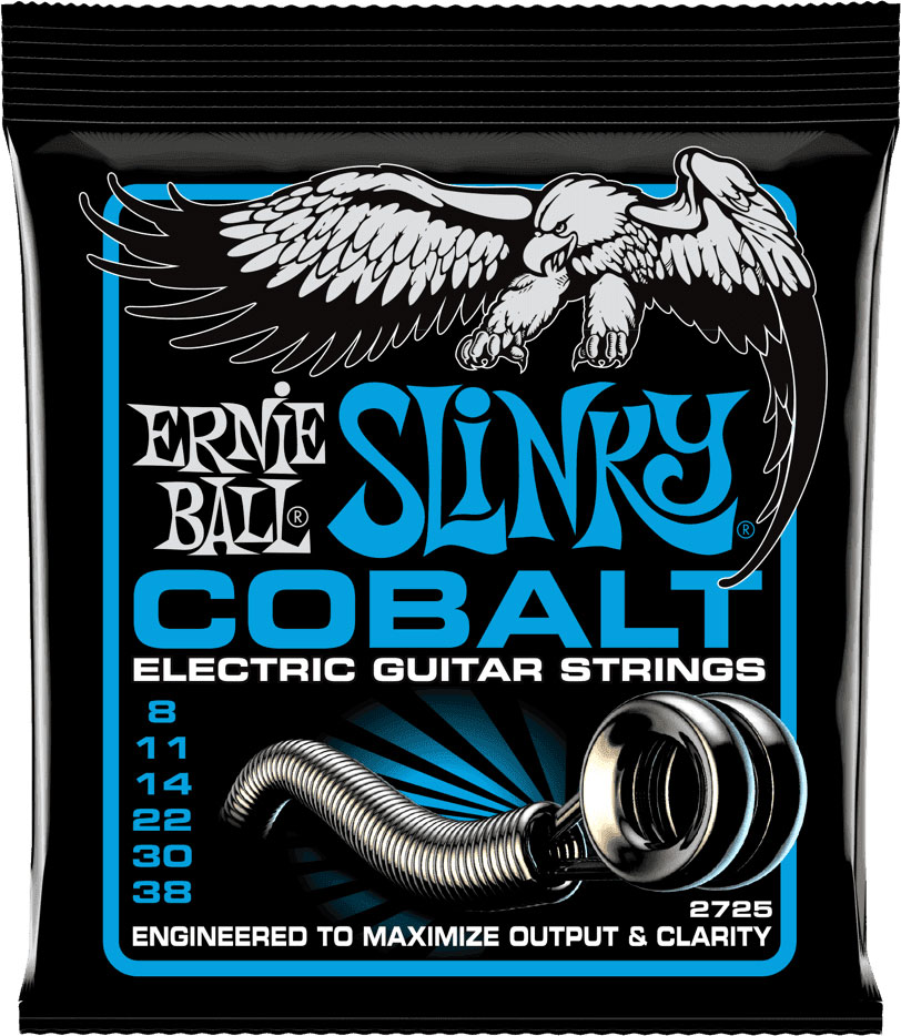 ERNIE BALL 2725 SLINKY COBALT EXTRA SLINKY 8-38