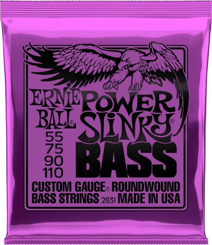 ERNIE BALL 2831 POWER SLINKY 55 75 90 110 (4 STRING)