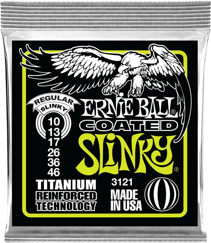 ERNIE BALL 3121 COATED SLINKY REGULAR SLINKY 10-46