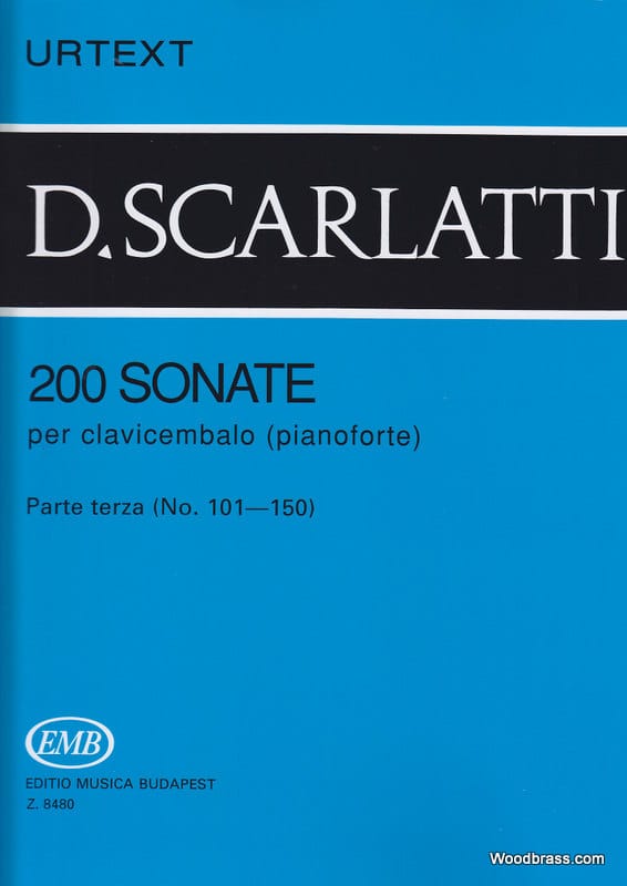 EMB (EDITIO MUSICA BUDAPEST) SCARLATTI D. - SONATE (200) VOL. 3 - PIANO