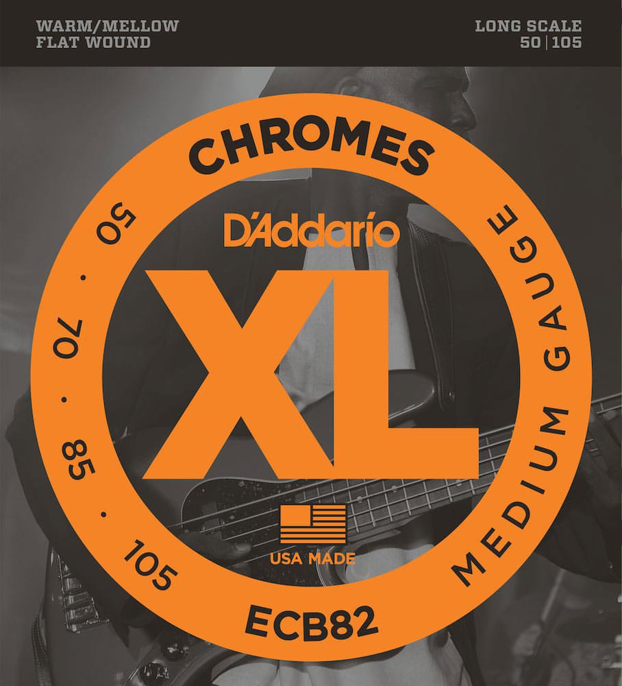 D'ADDARIO AND CO ECB82 CHROMES LONG SCALE MEDIUM 50-105