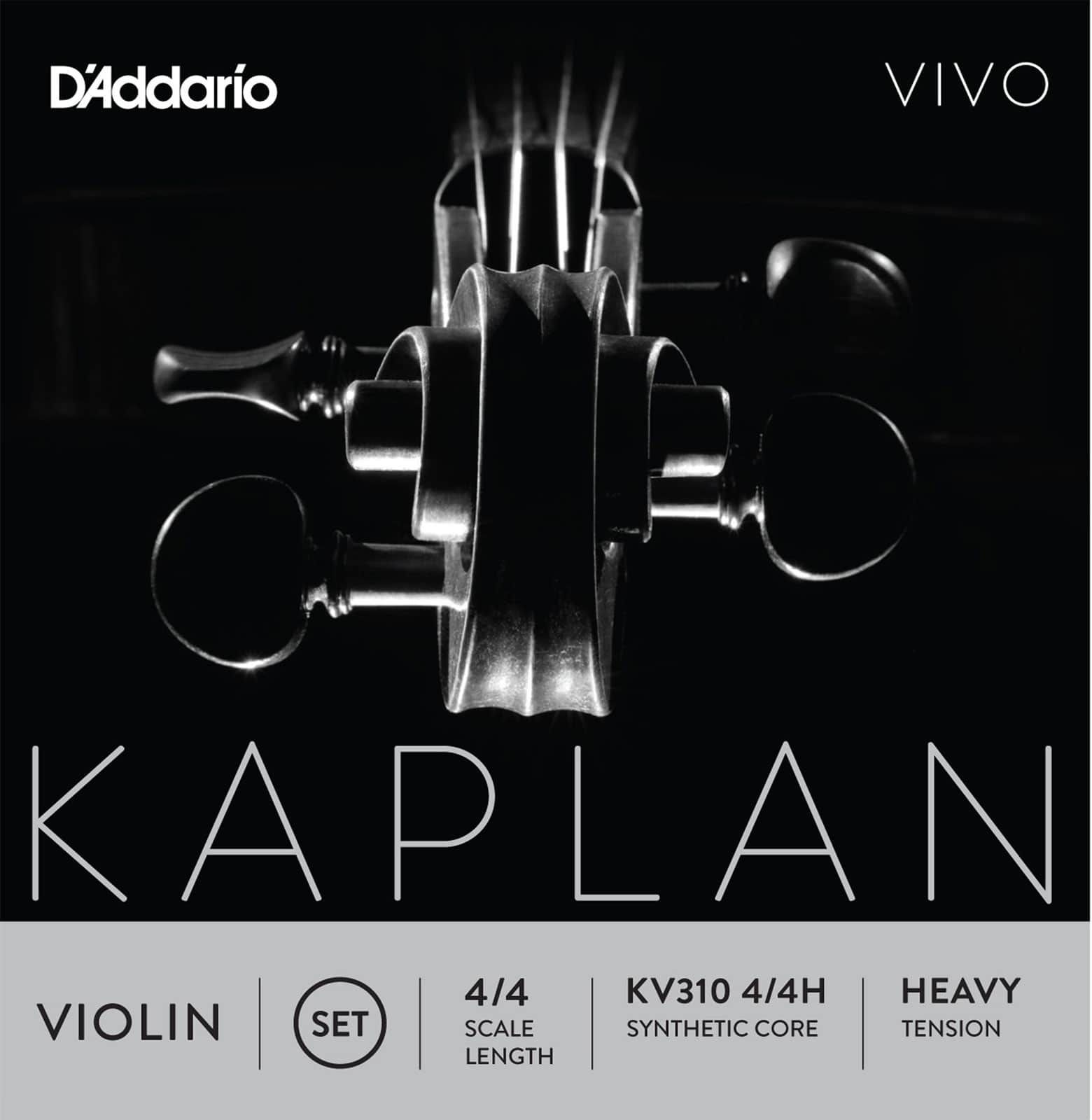 D'ADDARIO AND CO 4/4 KAPLAN VIVO SET 4/4 HEAVY