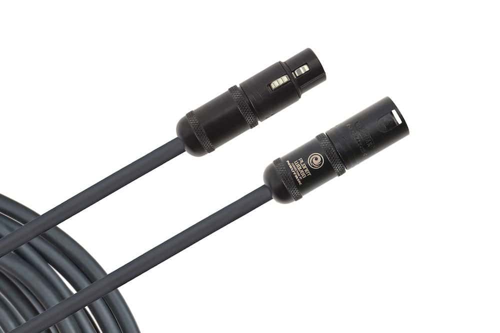 D'ADDARIO AND CO AMERICAN STAGE SERIES MICROPHONE CABLE XLR MALE TO XLR FEMALE 10 FEET