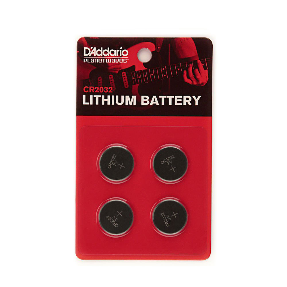 D'ADDARIO AND CO PW-CR2032-04 SET OF 4 LITHIUM CR2032 BATTERIES
