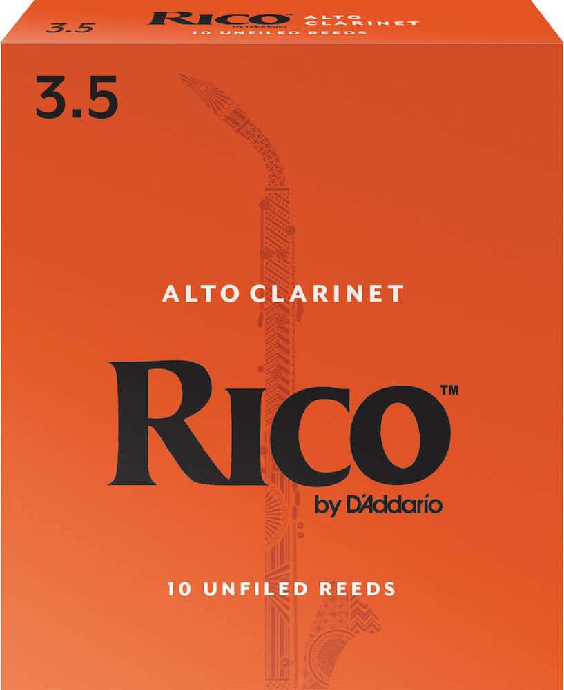 D'ADDARIO - RICO RDA1035 - RICO PALHETAS CLARINETE ALTO PAR FORCE3,5 (BOX OF10)