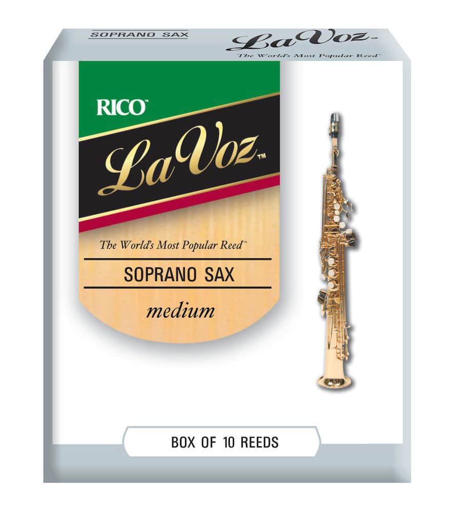 D'ADDARIO - RICO RICO LA VOZ SOPRANO SAXOPHONE REEDS MEDIUM 