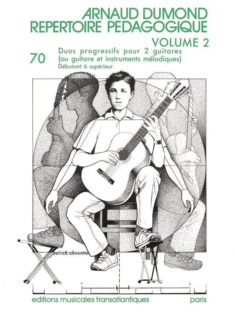 TRANSATLANTIQUES DUMOND ARNAUD - RÉPERTOIRE PÉDAGOGIQUE VOL.2 - GUITARE 