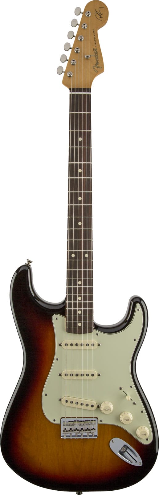 FENDER ROBERT CRAY STRATOCASTER RW, 3-COLOR SUNBURST