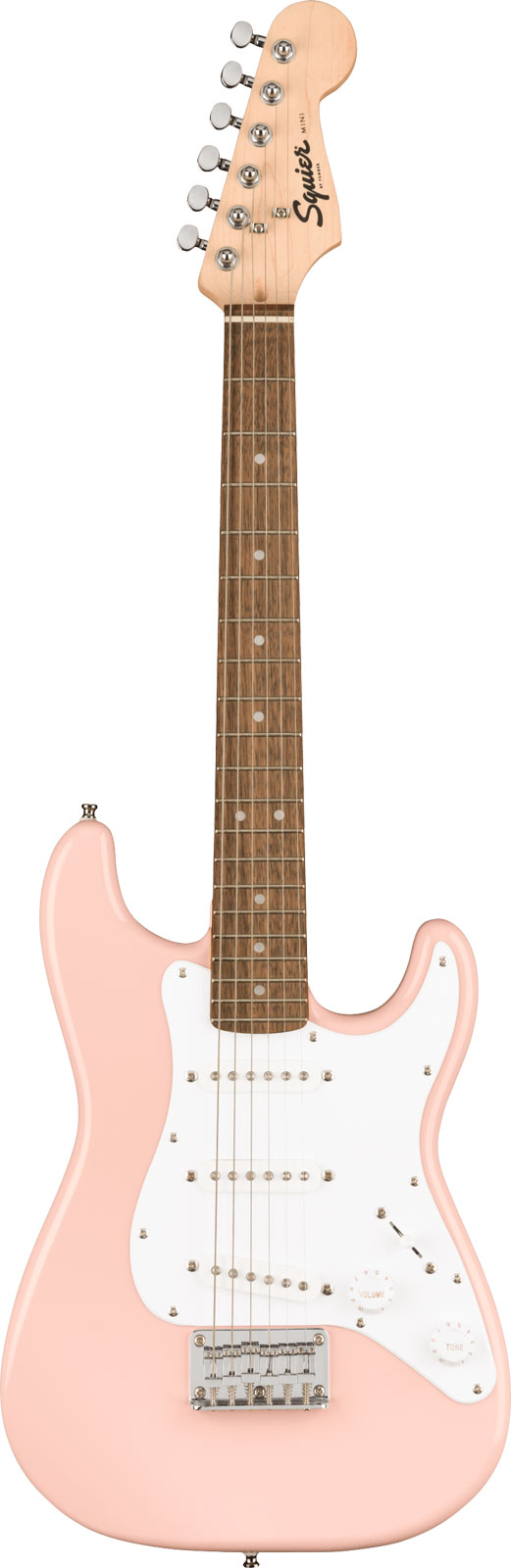 SQUIER STRATOCASTER MINI LRL SHELL PINK