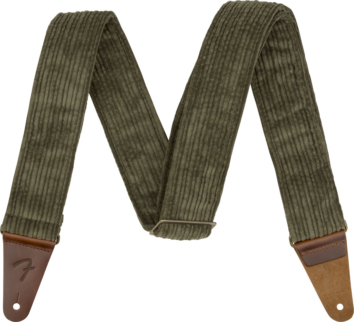 FENDER CORDUROY STRAP ANTIQUE OLIVE 2