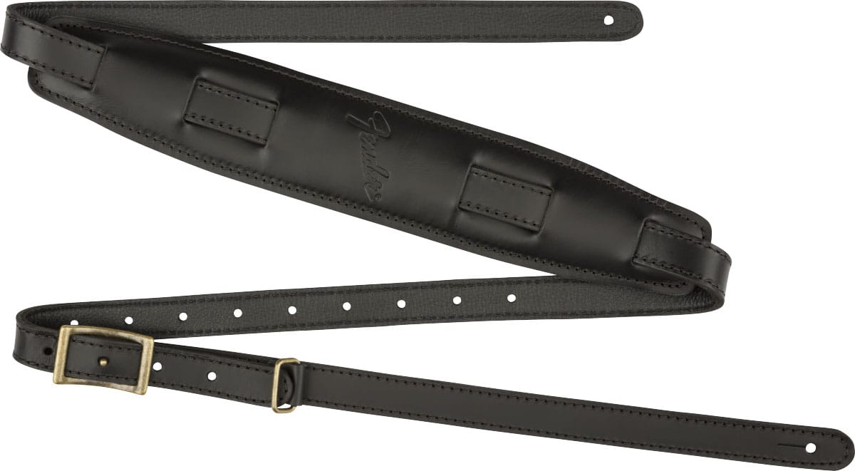 FENDER MUSTANG SADDLE STRAP, LONG, BLACK