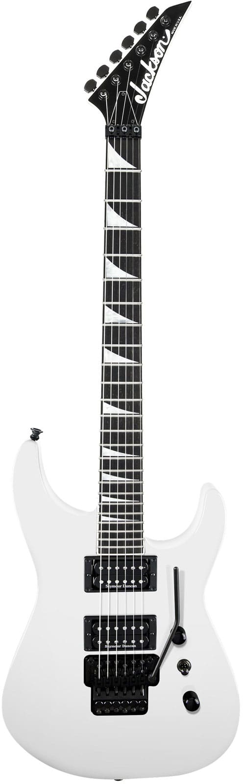 JACKSON GUITARS USA SELECT SOLOIST SL2H EBO, SNOW WHITE