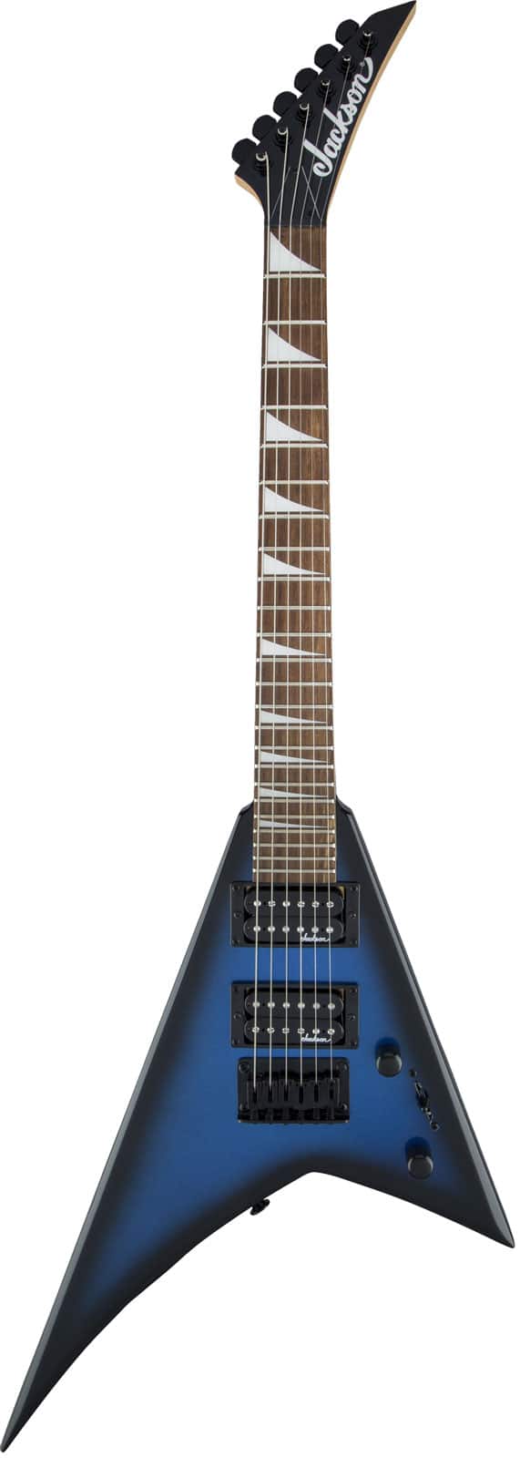 JACKSON GUITARS JS RR MINION JS1X, AMARANTH FINGERBOARD, METALLIC BLUE BURST