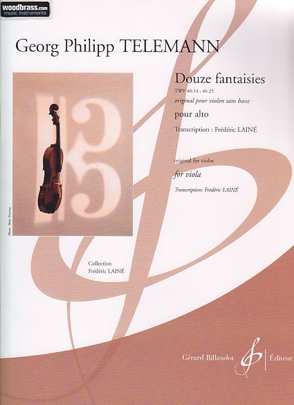 BILLAUDOT TELEMANN G.P. - DOUZE FANTAISIES - ALTO