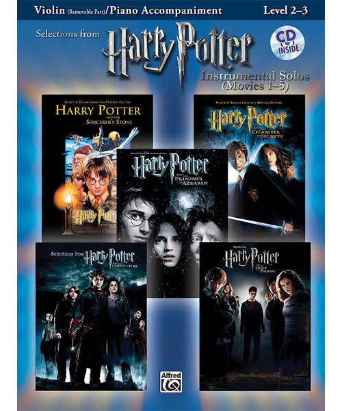 ALFRED PUBLISHING HARRY POTTER SOLOS + AUDIO TRACKS - VIOLIN SOLO