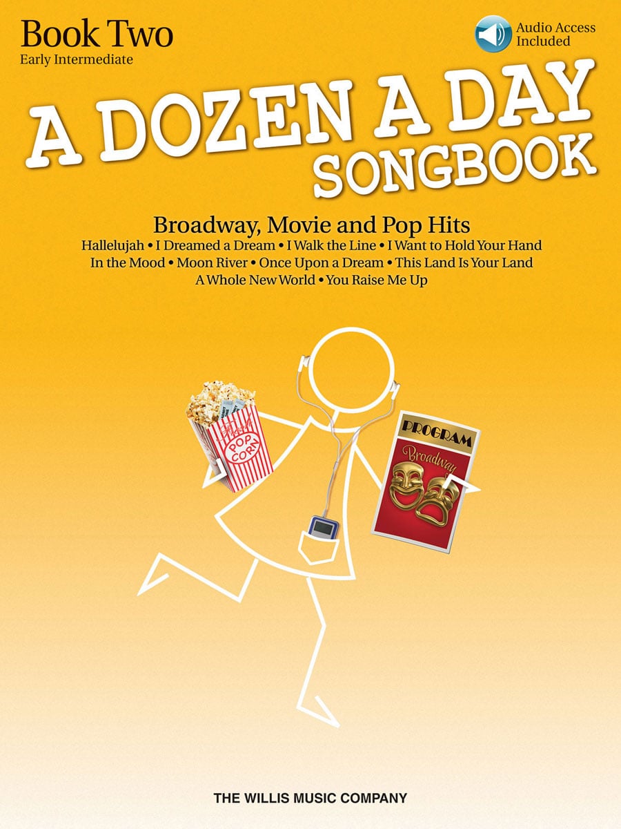 HAL LEONARD A DOZEN A DAY SONGBOOK BOOK 2 PIANO + AUDIO TRACKS - PIANO SOLO