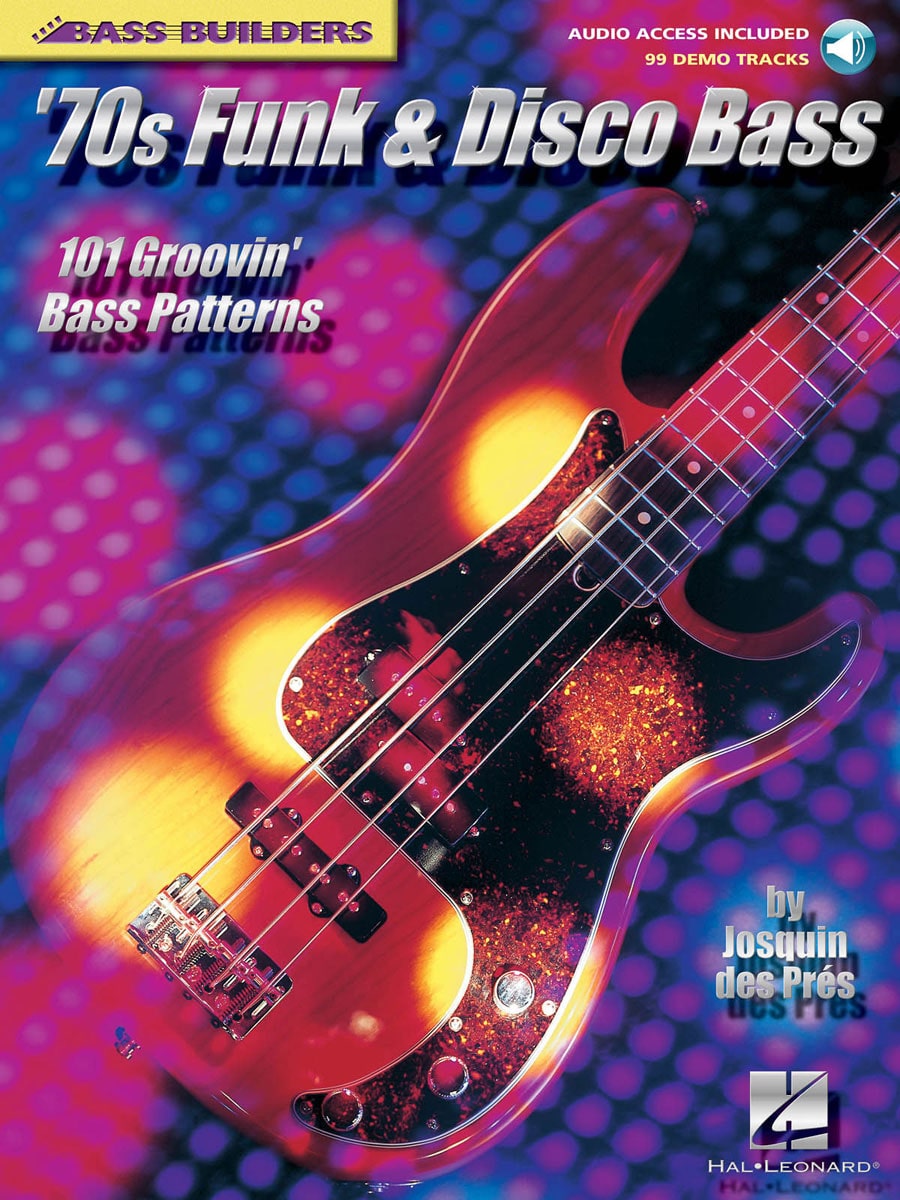 HAL LEONARD BASS BUILDERS 70S FUNK AND DISCO BASS B+ AUDIO TRACKS - BASS GUITAR TAB